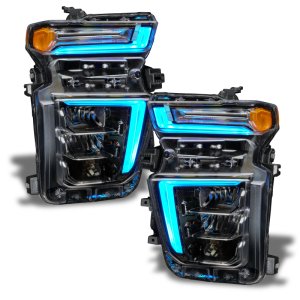 Chevrolet Silverado HD 3500 Headlight DRL Upgrade Kit - ORACLE Lighting - ColorSHIFT 2.0 - RGB+W - `20-`21